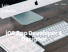 Tablet Screenshot of luiscalvillo.com